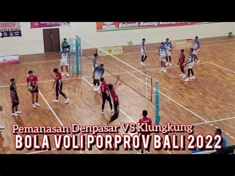 Pemanasan Smash DENPASAR VS KLUNGKUNG Bola Voli Putra Porprov Bali