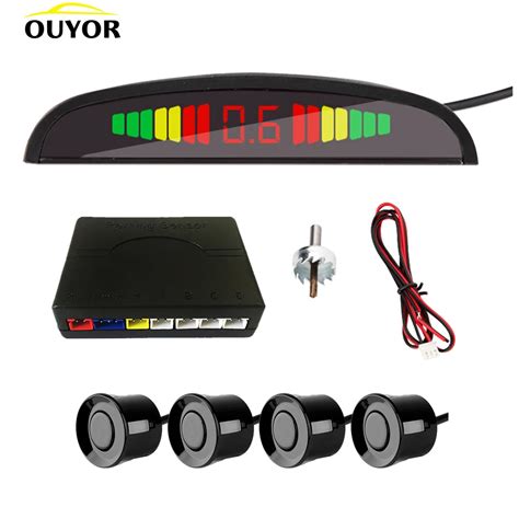 Parktronic Inteligente Para Carros Display Led Sistema De Detector