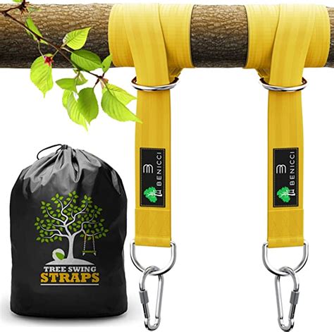 Safe Tree Swing Hanging Kit Set Of Ft Long Straps With Two