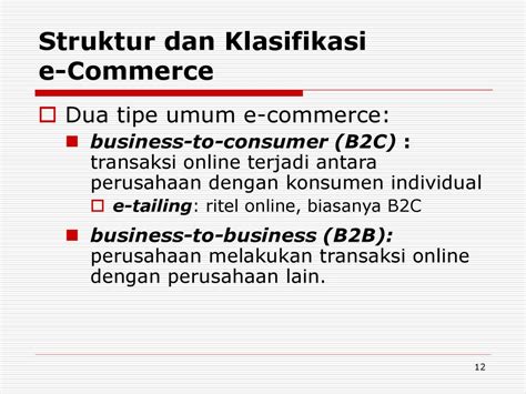 Konsep And Perencanaan Model Bisnis E Commerce Ppt Download