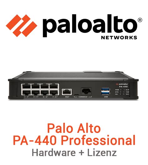 Palo Alto Networks PA-440 ML-Powered Next-Gen Firewall — with 5-Year 24x7 Enterprise Guard & Support Bundle (SOC-MDR) (PA-440-BDL-5YR-SOC-MDR)