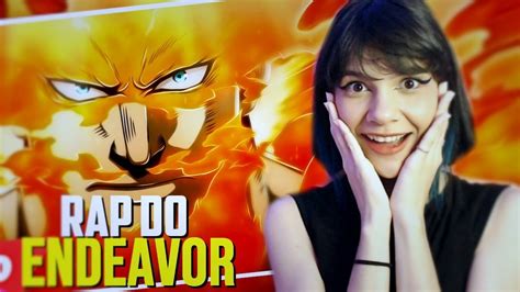 REACT Rap Do Endeavor Boku No Hero Academia O NOVO NUMBER ONE