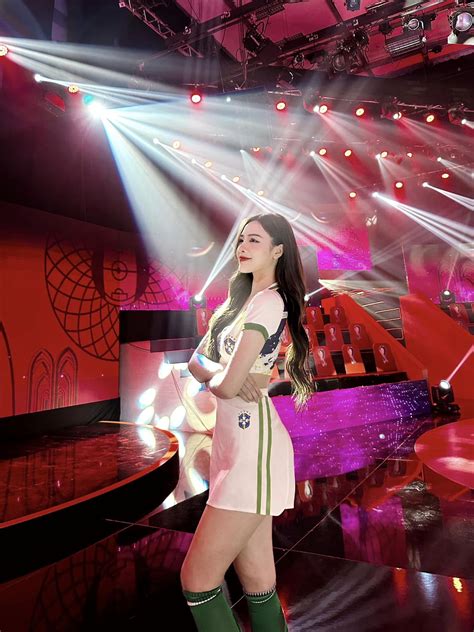 Cao Thu Trang Hot girl World Cup 2022 đại điện cho tuyển Brazil cùng bộ ảnh nóng siêu hút mắt
