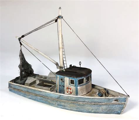 Ho 187 Scale 56 Fishing Boat Kit Waterline Hull