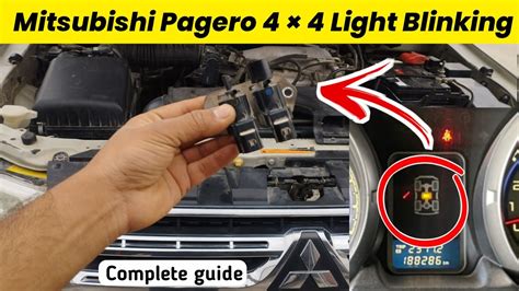 Pajero Wd Light Flashing Mitsubishi Pajero Complete Solution Youtube