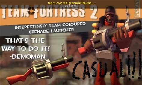 Team Colored Grenade Laucher Casual Fix [team Fortress 2] [mods]