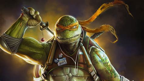 Ninja Turtle Art Wallpaper,HD Superheroes Wallpapers,4k Wallpapers ...