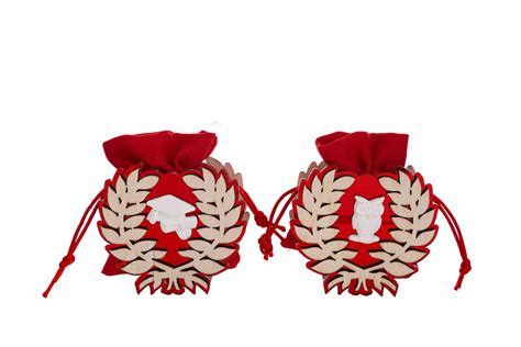 PORTA SACCHETTO LAUREA 2 ASS 3 5x8xh 10CM Pz 6 Fratelli Arienzo