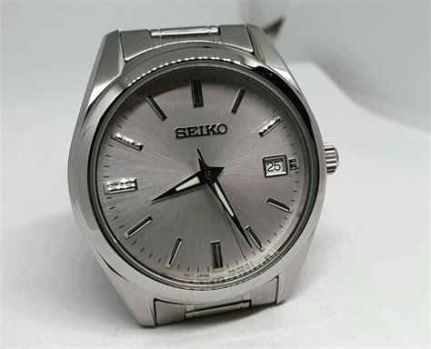 Seiko Sur P Silver Titanium Dial For Sale Men S Fashion Watches