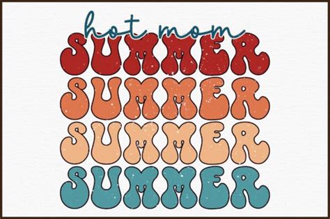 Hot Mom Summer Png Sublimation Graphic By Sublimation Studio Creative Fabrica