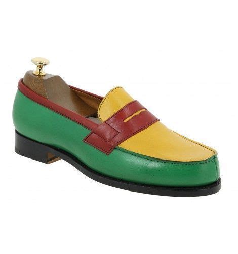 Handmade Mens Multi Color Shoes Men S Leather Loafer Slip On Moccasins