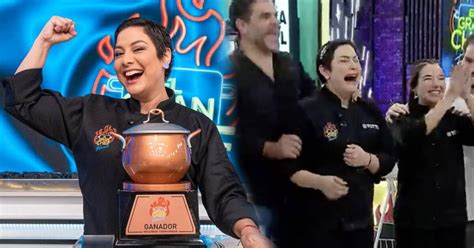 El Gran Chef Famosos Natalia Salas Gana La Final Del Reality