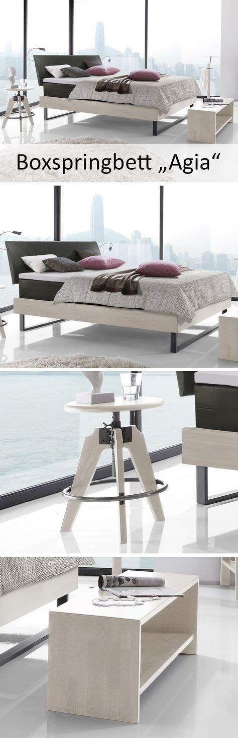 Doppelbett Aus Buche Mit Boxspring Ausstattung Agia Luxus