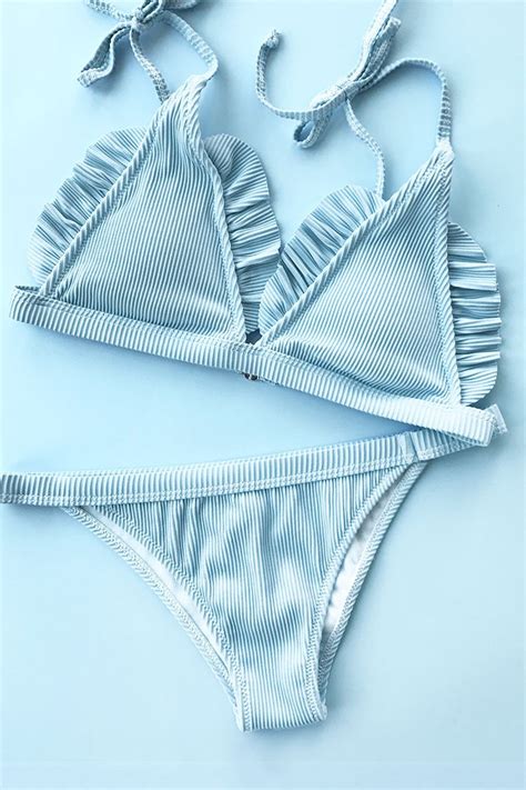 Flap Wings Falbala Bikini Set