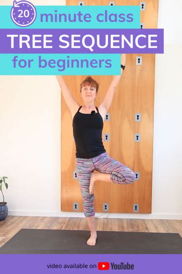 Minute Tree Pose Sequence For Beginners Vrksasana Yoga Class