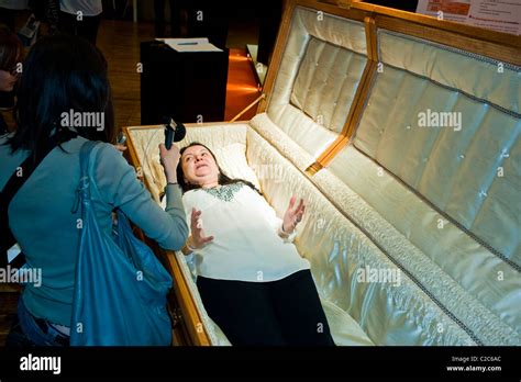 Beautiful Dead Woman In Casket