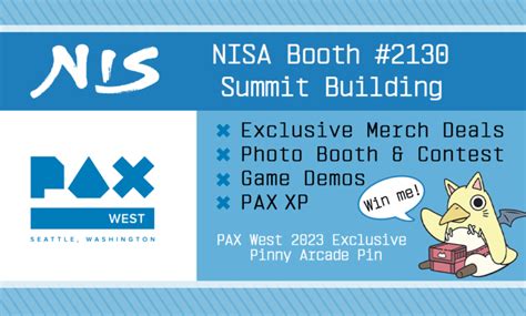 A Nis America Estar Presente Na Pax West Gamer Spoiler