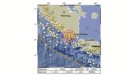 Gempa M Terjadi Di Tanggamus Lampung Tak Berpotensi Tsunami