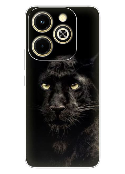 Infinix Hot 40i силиконовый чехол с картинкой Пантера