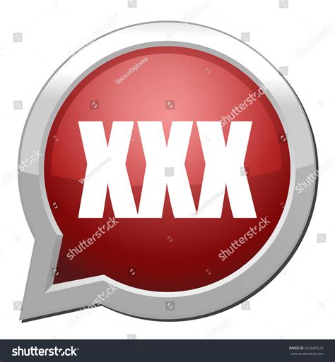 Sex Xxx Icon Stock Vector Royalty Free