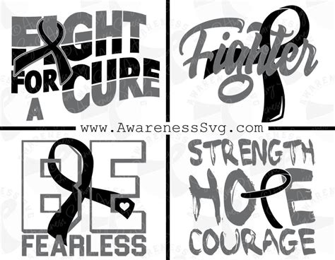 Skin Cancer Warrior Svg Melanoma Survivor Svg Narcolepsy Etsy