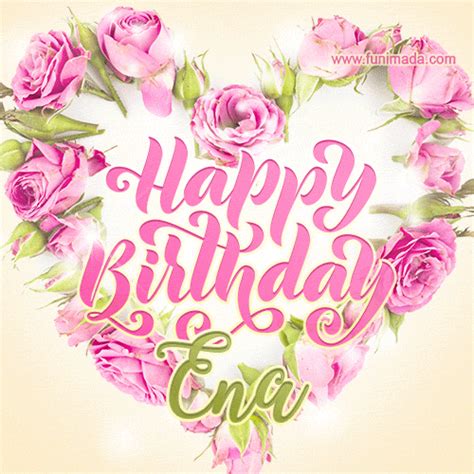 Happy Birthday Ena GIFs - Download on Funimada.com