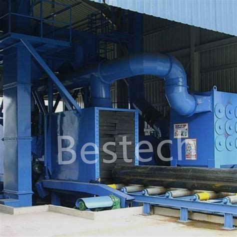 Qh Roller Continuous Pass Through Tunnel Type Shot Blasting Machine