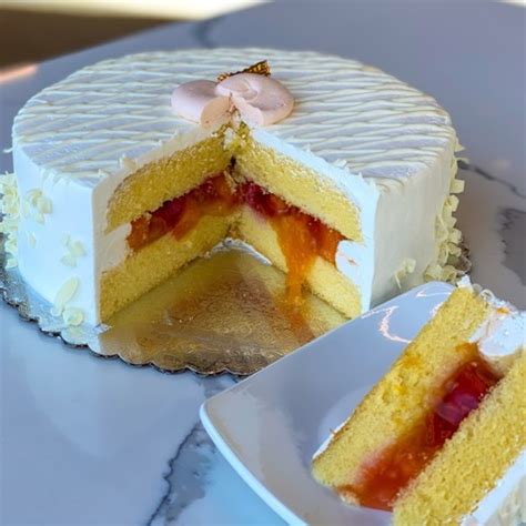 Peach Melba8″ - Oakmont Bakery