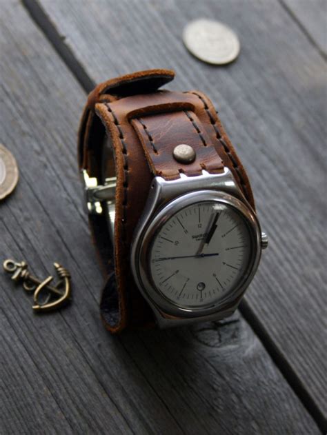 Браслет для часов | Leather, Leather watch, Accessories