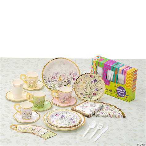 Cottagecore Tableware Kit For 8 Guests Oriental Trading