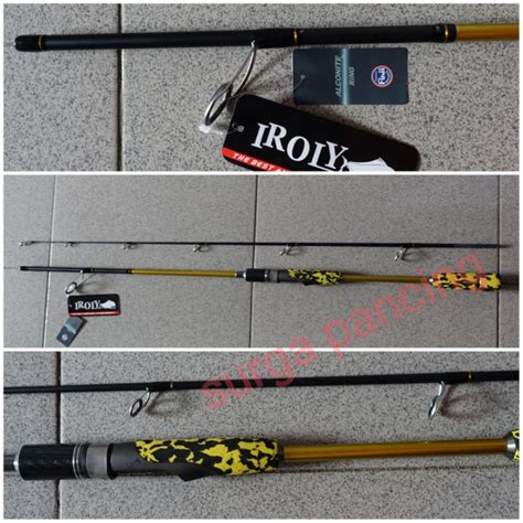 Jual Joran Galatama BANG JAGO Iroly Carbon Solid Fuji Alconite 120cm