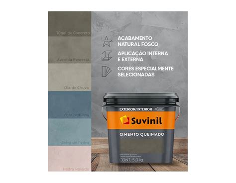 SUVINIL EFEITO CIMENTO QUEIMADO 5 Kg Marajá Tintas