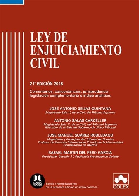 Ley De Enjuiciamiento Civil Comentada Comentarios Concordancias