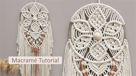 Diy Tutorial L How To Make Macramé Flower Pattern Wall Hanging Décor