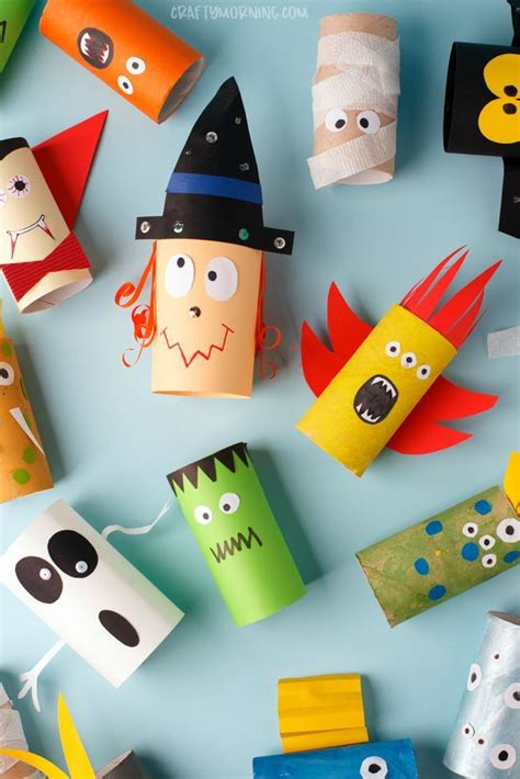 Toilet Paper Roll Halloween Characters - Crafty Morning | Halloween ...