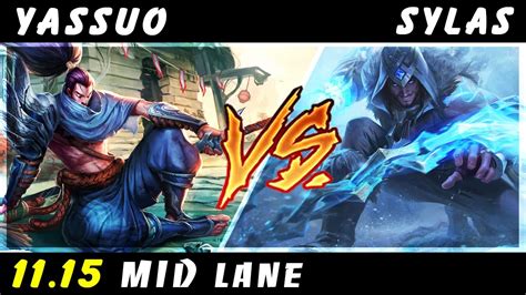 Yassuo Yasuo Vs Sylas Mid Patch Yasuo Gameplay Youtube