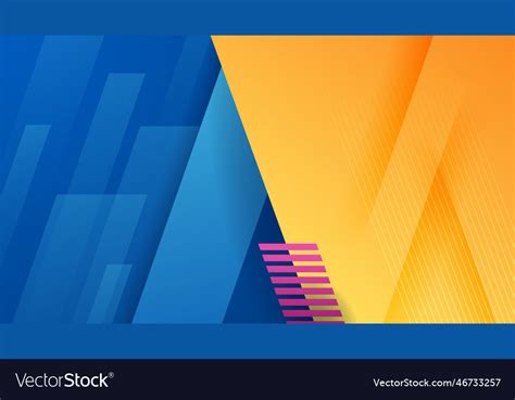 Modern blue orange abstract background Royalty Free Vector