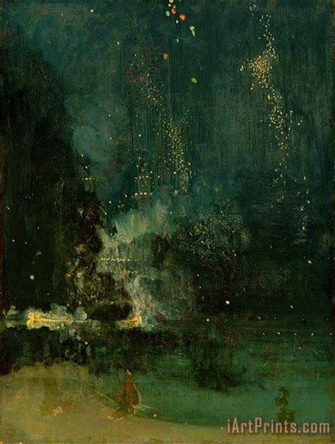 James Abbott McNeill Whistler Nocturne in Black and Gold - the Falling ...