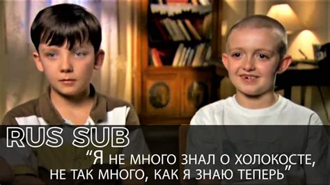 Asa Butterfield And Jack Scanlon The Boy In The Striped Pajamas