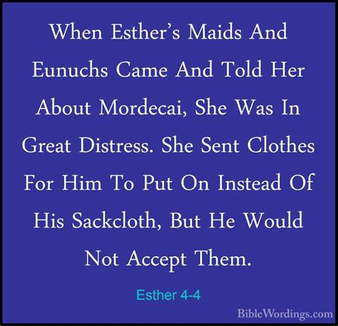 Esther 4 - Holy Bible English - BibleWordings.com