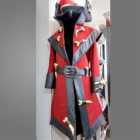 Costume Captain Flameheart Sea Of Thieves Cosplay Pirate Ashen