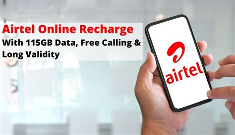 Airtel Online Recharge With Gb Data Free Calling Long Validity