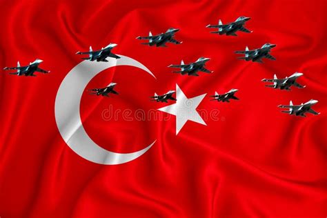 Turkey Flag, Background with Space for Your Logo - Military 3D ...