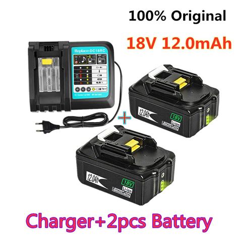 Batería recargable de 18V 12 0 Ah batería de Li Ion de 12000mAh