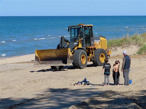 Beach Armor Plans Rile Lake Michigan Town