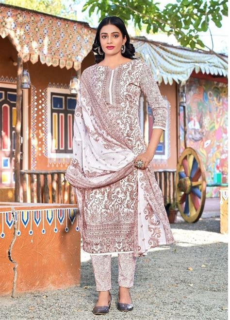 Ladies Cotton Printed Unstitched Suit At Rs 325piece Cotton