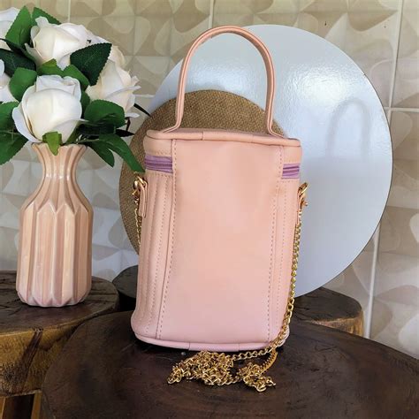 Bolsa Transversal Nude Mini Bag Karol Elo Produtos Especiais