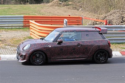 Red Hot Mini John Cooper Works Gp Spied Looks Like Rocket Bunny Tuning