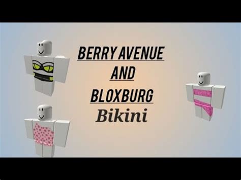 Code Id New Bikini Of Summer For Roblox Bloxburg And Berryavenue Bloxburg Brookhaven