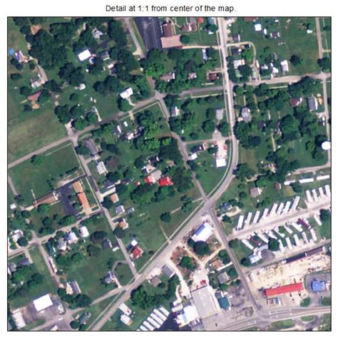 Aerial Photography Map of Irvington, KY Kentucky